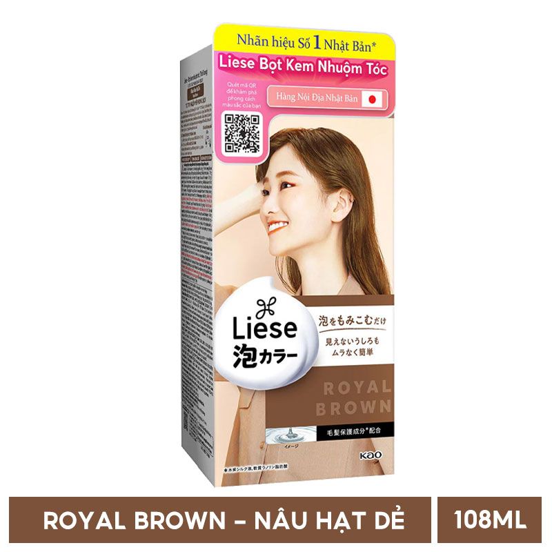 Thuốc Nhuộm Tóc Dạng Bọt Liese Creamy Bubble Hair Color