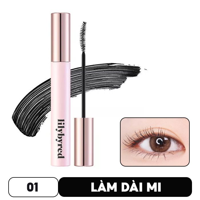 Mascara Siêu Mảnh, Làm Dài Và Dày Mi Lilybyred am9 to pm9 Infinite Mascara