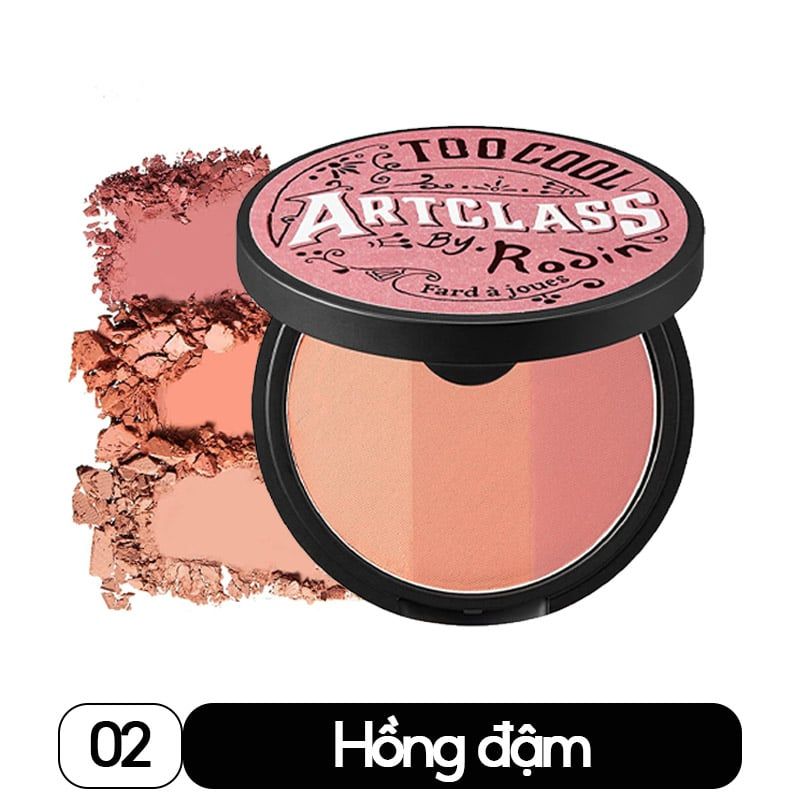 Phấn Má Hồng 3 Màu Too Cool For School Art Class By Rodin Blusher 9.5g