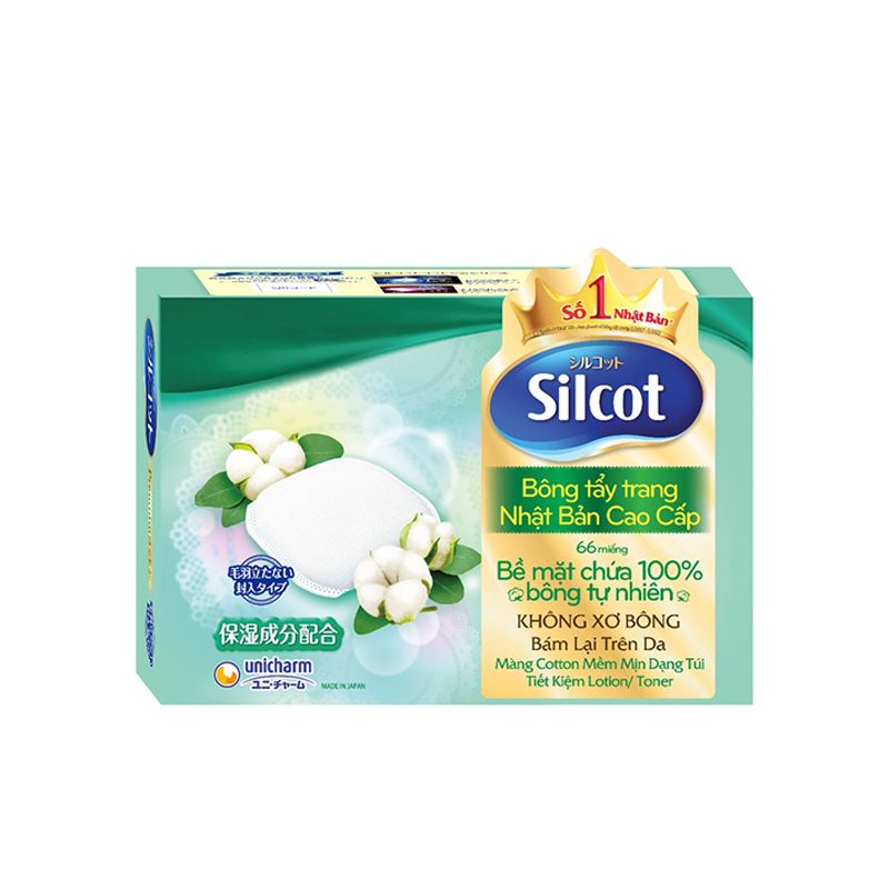 Bông Tẩy Trang Silcot Soft Touch Premium Cotton - 66 Miếng