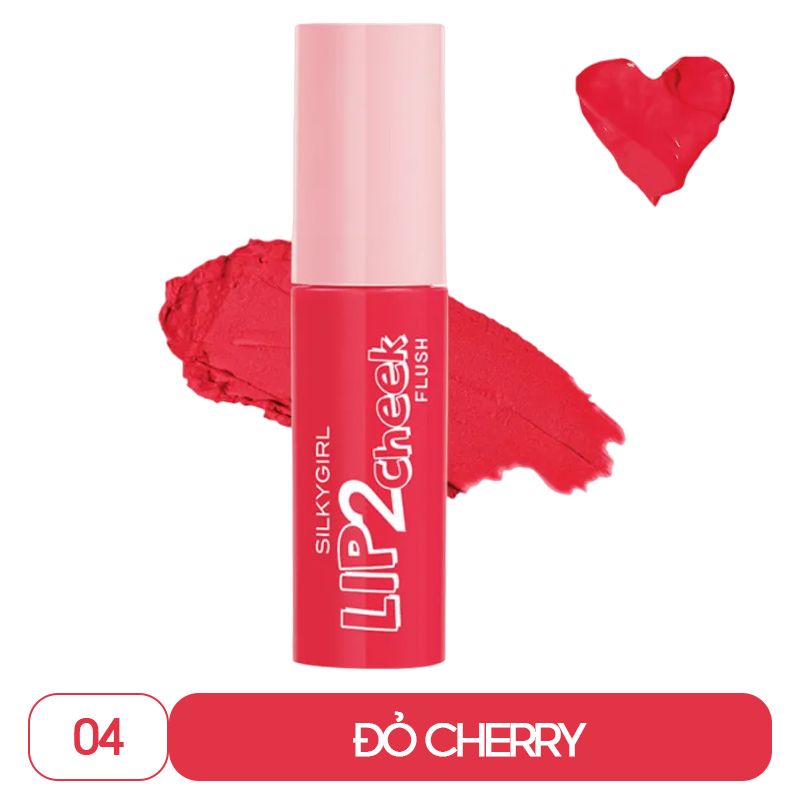 Son Kem Lì 2in1 Mịn Môi, Lâu Trôi Silkygirl Lip 2 Cheek Flush 3.8ml