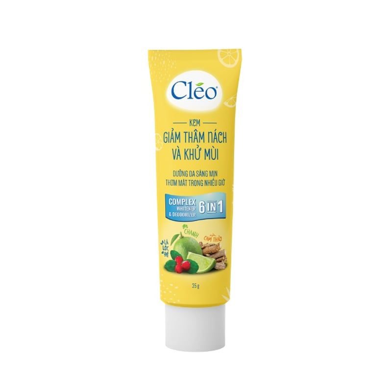 Kem Giảm Thâm Nách & Khử Mùi, Dưỡng Da Sáng Mịn 6 Trong 1 CLEO Complex Whitener & Deodorizer 6IN1 35g