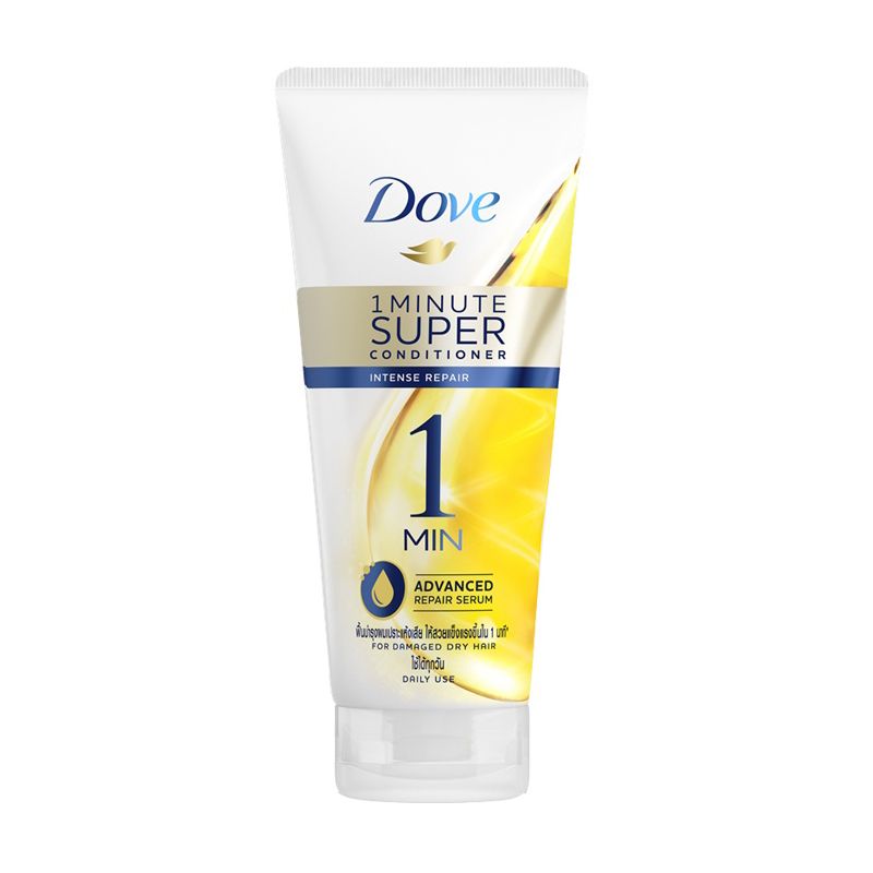 Kem Xả Hỗ Trợ Phục Hồi Hư Tổn 1 Phút Siêu Dưỡng DOVE Intense Repair 1 Minute Super Conditioner 300ml