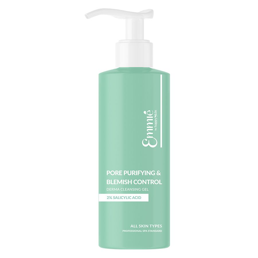 Gel Rửa Mặt Sạch Sâu Và Kiểm Soát Mụn Emmié By Happy Skin Pore Purifying & Blemish Control Derma Cleansing Gel 180ml