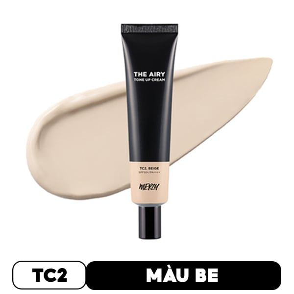 Kem Lót Nâng Tông Làm Sáng Da Merzy The Airy Tone Up Cream SPF 50+/PA++++ 40ml