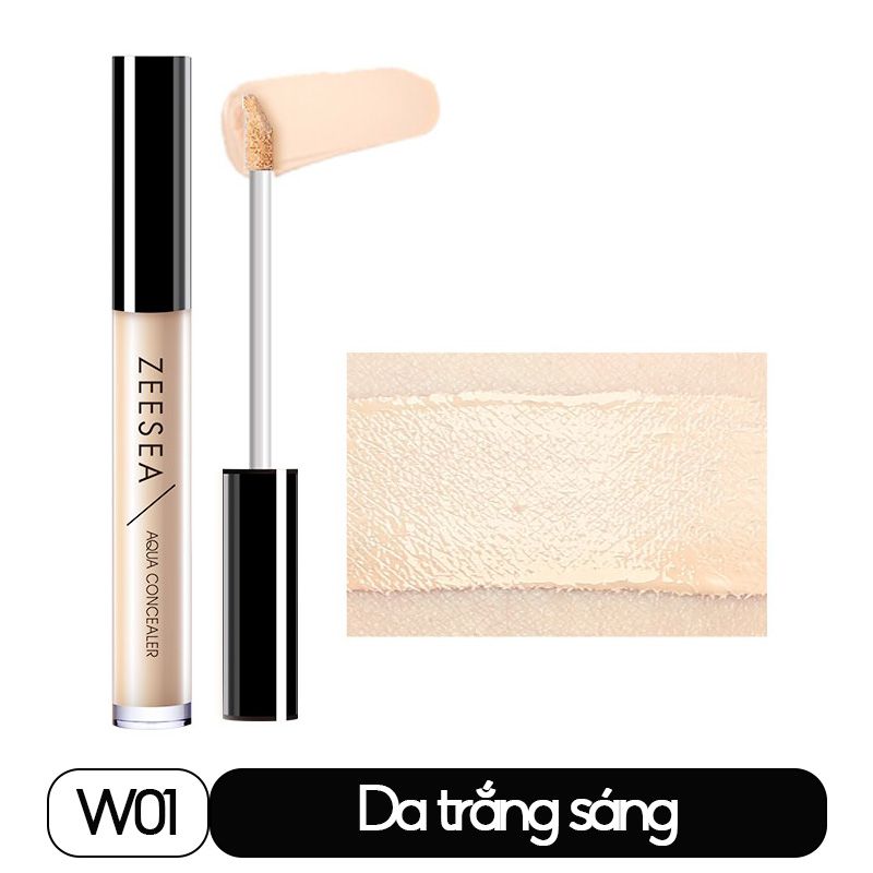 Kem Che Khuyết Điểm Mịn Lì, Lâu Trôi ZEESEA Aqua Concealer Màu W01