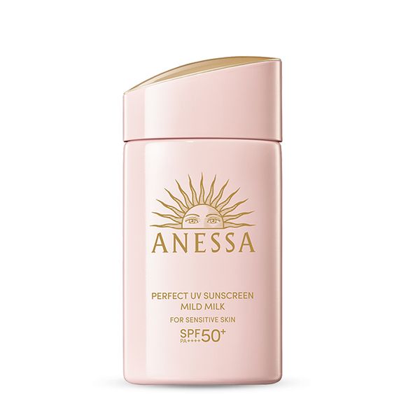 Kem Chống Nắng Anessa Dạng Sữa Dịu Nhẹ Cho Da Dễ Kích Ứng Perfect UV Sunscreen Mild Milk A SPF 50+/PA++++ 60ml