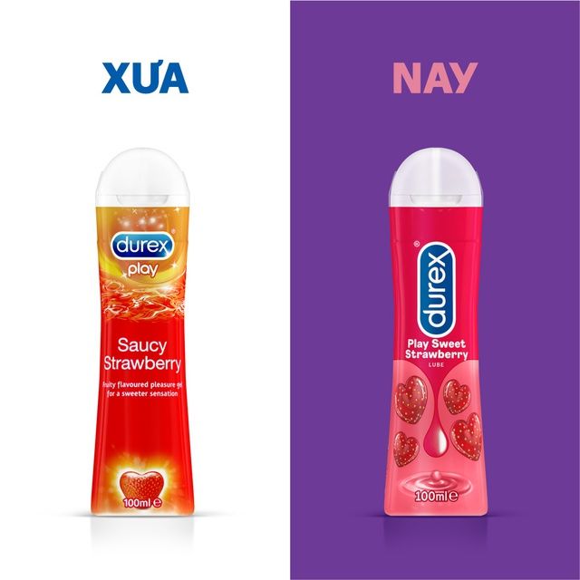 Gel Bôi Trơn Có Hương Durex Play Saucy Strawberry 100ml (Che tên sản phẩm khi giao hàng)