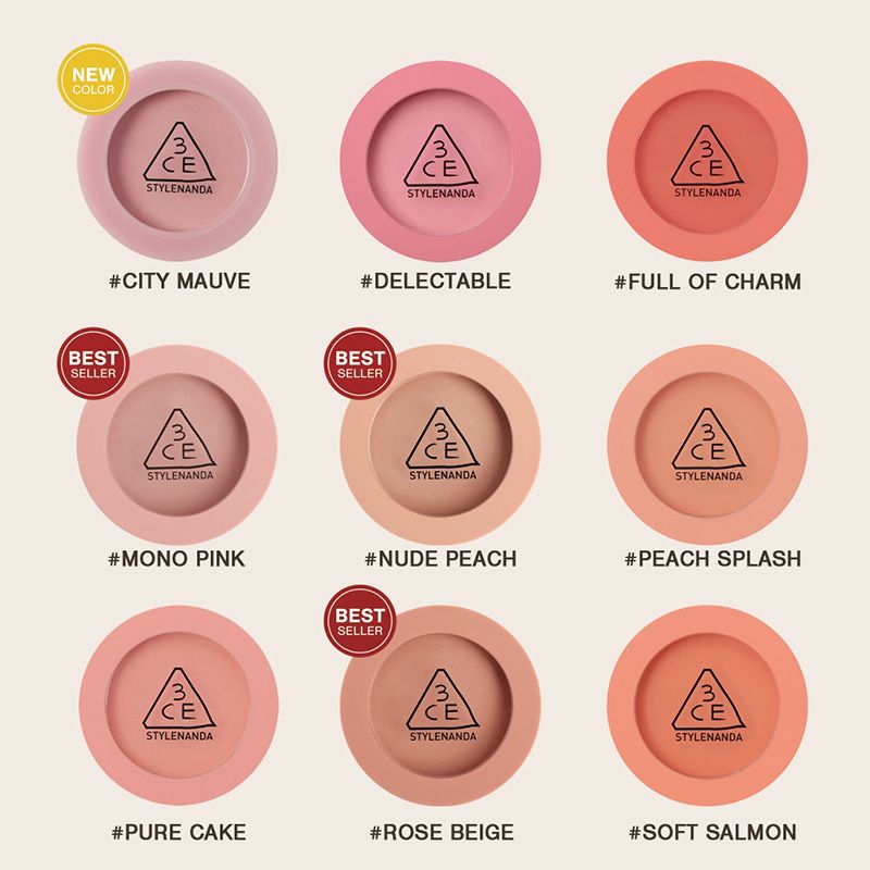 Phấn Má Hồng Mịn Lì Siêu Xinh 3CE Face Blush 5.5g