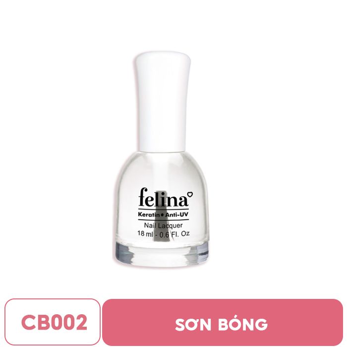 Sơn Móng Tay Lên Màu Chuẩn, Nuôi Dưỡng Móng, Màu Sắc Đa Dạng Felina Nail Lacquer 18ml