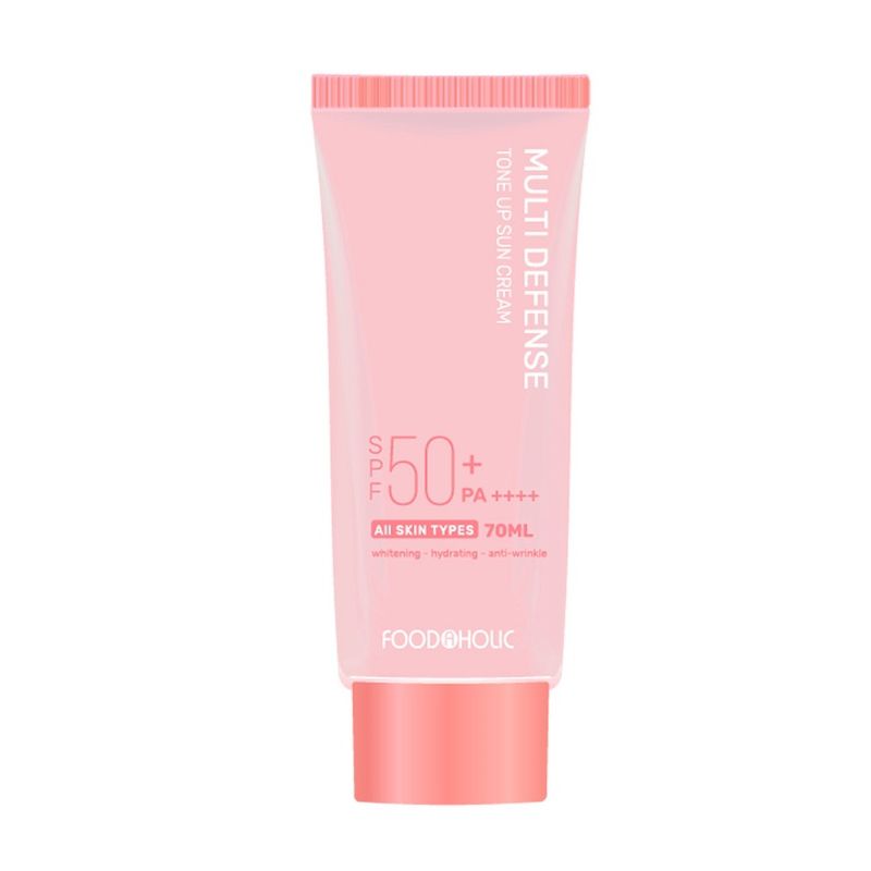 Kem Chống Nắng Nâng Tone Tự Nhiên, Chống Ánh Sáng Xanh Foodaholic Multi Defense Tone Up Sun Cream SPF 50+/PA++++ 70ml