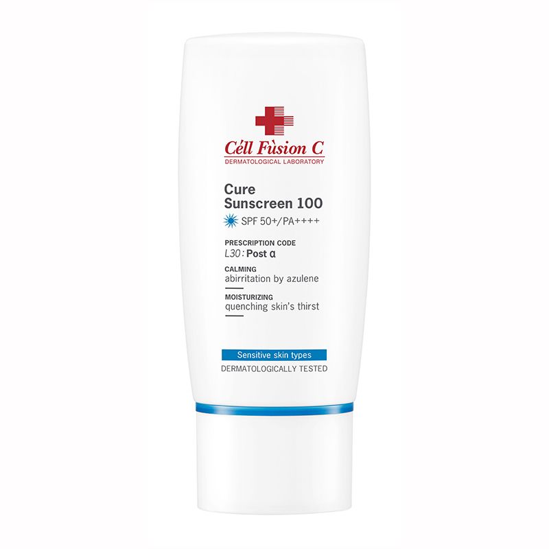 Kem Chống Nắng Dưỡng Ẩm, Cấp Nước Cho Da Khô, Dễ Kích Ứng Cell Fusion C Cure Sunscreen 100 50ml