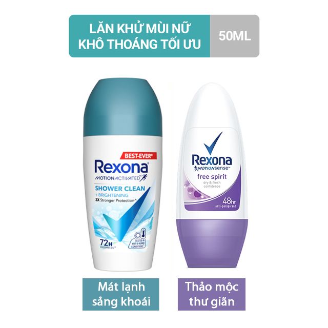 Lăn Khử Mùi, Ngăn Tiết Mồ Hôi 48H Rexona Anti-Perspirant Roll On 50ml (Che tên sản phẩm khi giao hàng)