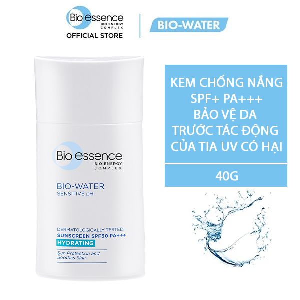 Kem Chống Nắng Dưỡng Ẩm Bio-essence Bio-Water Sunscreen SPF 50+/PA +++ 40ml