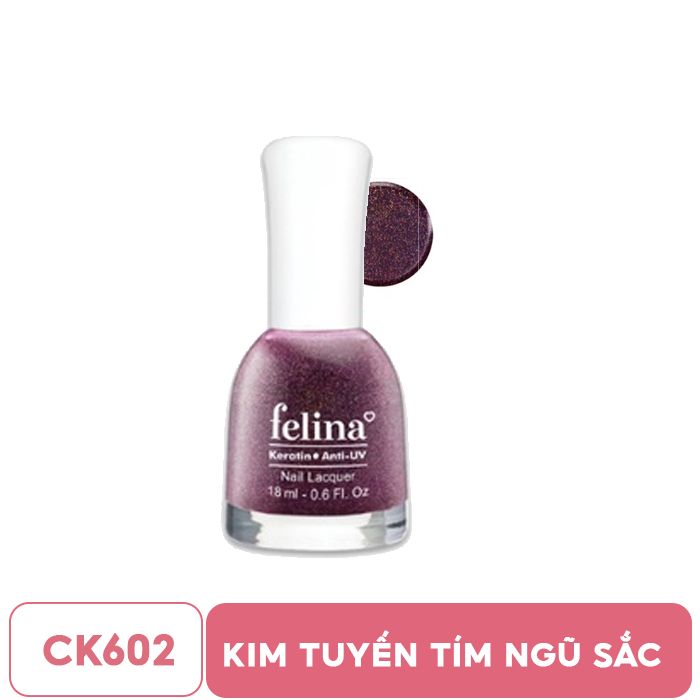 Sơn Móng Tay Lên Màu Chuẩn, Nuôi Dưỡng Móng, Màu Sắc Đa Dạng Felina Nail Lacquer 18ml