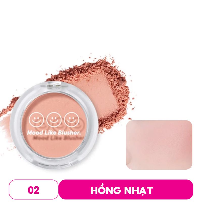 Má Hồng Dạng Nén Xinh Xắn Candylab Mood Like Blusher 4.5g #02