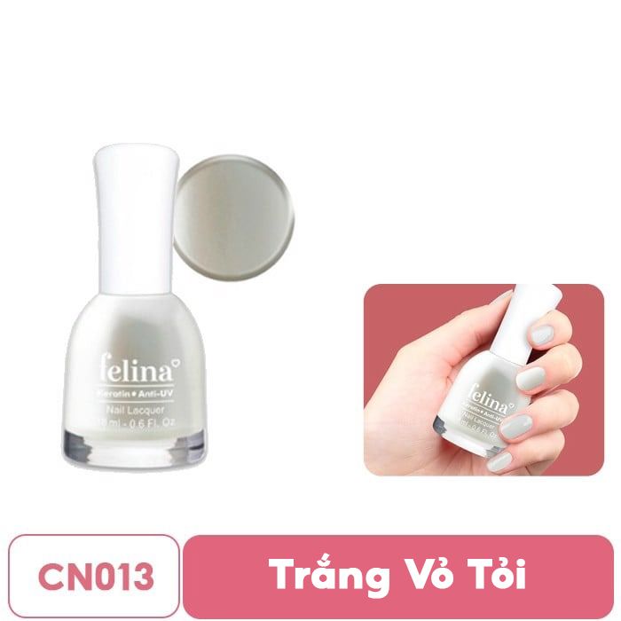 Sơn Móng Tay Lên Màu Chuẩn, Nuôi Dưỡng Móng, Màu Sắc Đa Dạng Felina Nail Lacquer 18ml