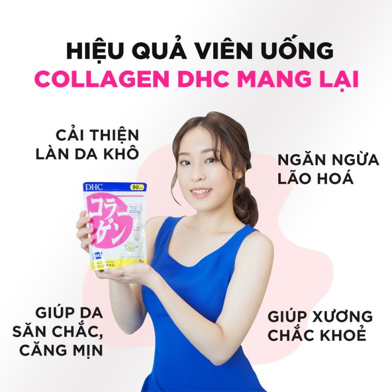 Viên Uống Làm Đẹp Da, Ngăn Ngừa Lão Hóa DHC Collagen