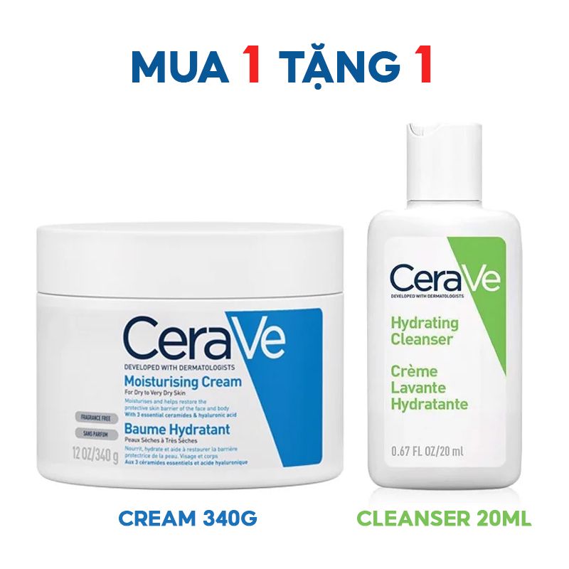 Kem Dưỡng Ẩm Dành Cho Da Khô Cerave Developed With Dermatologists Moisturising Cream