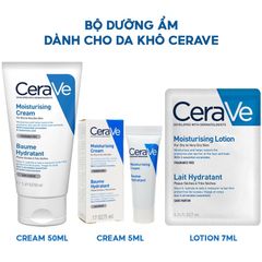 BỘ DƯỠNG DA (CREAM 50ML & 5ML + LOTION 7ML)