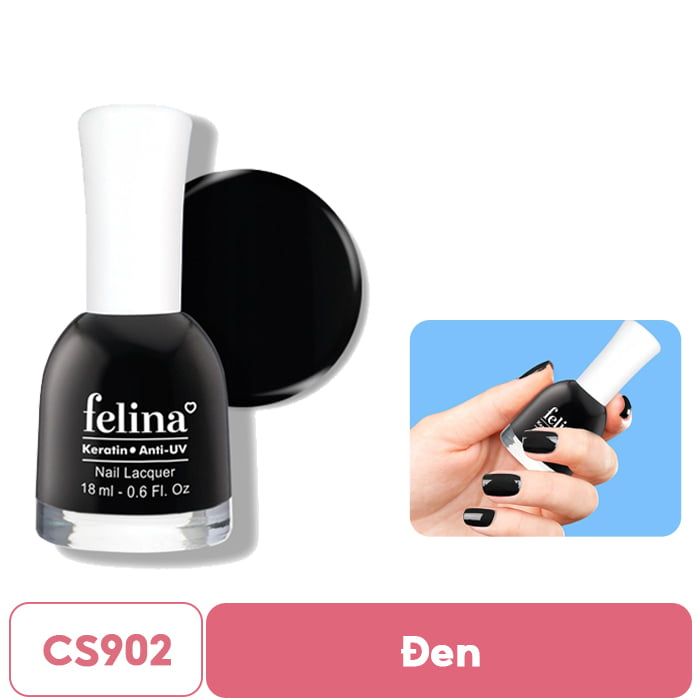 Sơn Móng Tay Lên Màu Chuẩn, Nuôi Dưỡng Móng, Màu Sắc Đa Dạng Felina Nail Lacquer 18ml