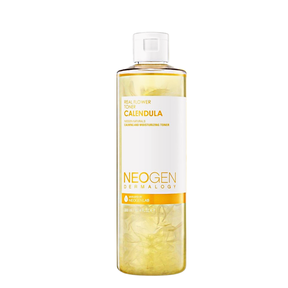 Nước Hoa Hồng Chiết Xuất Hoa Cúc Siêu Cấp Ẩm Dịu Da Cho Da Mụn Neogen Dermalogy Real Flower Calendula Toner 300ml