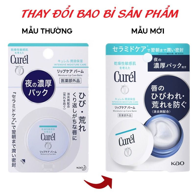 Dưỡng Môi Chuyên Sâu Dạng Hũ Curél Intensive Moisture Care Moisture Lip Care Balm 4.2g