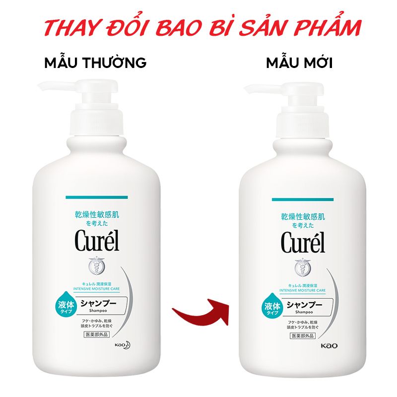 [420ml] Dầu Gội Cấp Ẩm Chuyển Sâu Curél Intensive Moisture Care Shampoo