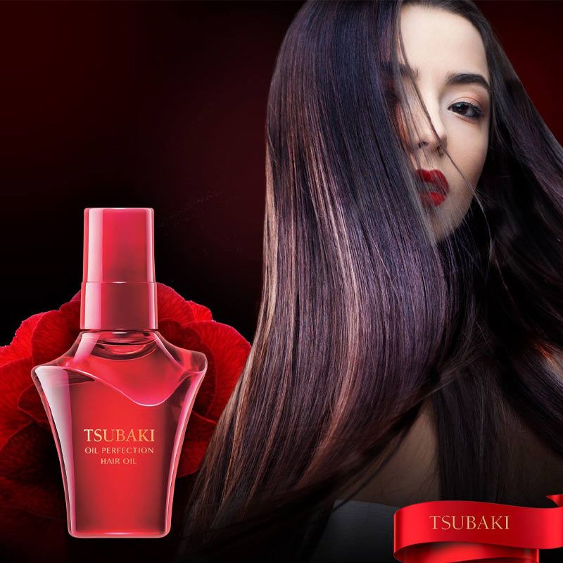 Tinh Dầu Dưỡng Hỗ Trợ Phục Hồi Tóc Hư Tổn Tsubaki Oil Perfection Hair Oil 50ml