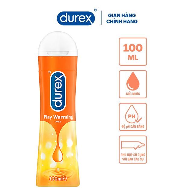 Gel Bôi Trơn Durex Play Warming Lube 100ml (Che tên sản phẩm khi giao hàng)