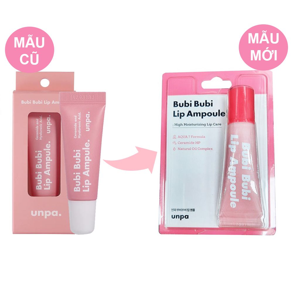 Son Dưỡng Ẩm Cho Môi Căng Mọng Unpa Bubi Bubi Lip Ampule 10ml