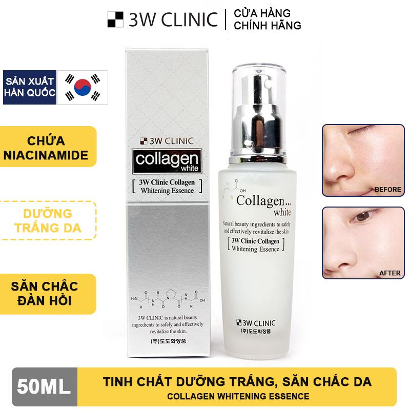 Serum 3W Clinic Tinh Chất Dưỡng Trắng Da 3W Clinic Collagen Whitening Essence 50ml