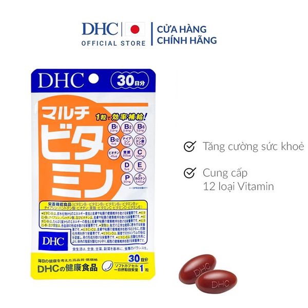 Viên Uống Tổng Hợp Hỗ Trợ Tăng Cường Sức Khỏe Và Hệ Miễn Dịch DHC Multi Vitamins