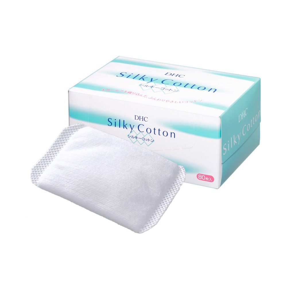 Bông Tẩy Trang DHC Silky Cotton - 80 Miếng