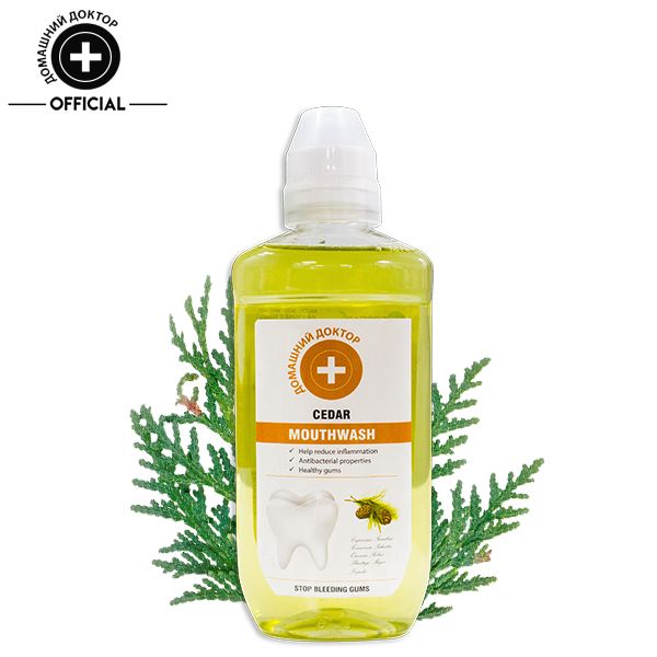 [300ml] Nước Súc Miệng Chiết Xuất Cây Tuyết Tùng Domashnij Doctor Cedar Mouthwash