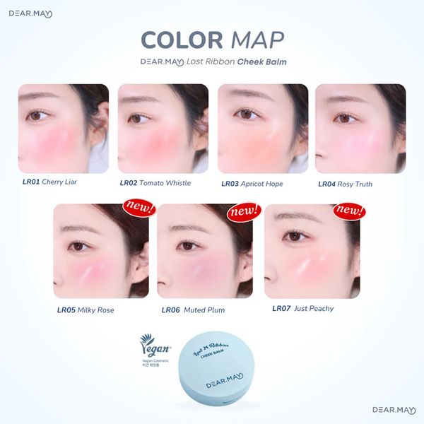 Má Hồng Dạng Kem Dearmay Thuần Chay Lost Ribbon Cheek Balm 4g