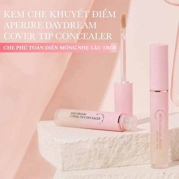 Kem Che Khuyết Điểm Aperire Mỏng Nhẹ, Lâu Trôi Daydream Cover Tip Concealer 4.5ml