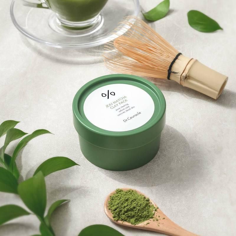 Mặt Nạ Đất Sét Trà Xanh Thu Nhỏ Lỗ Chân Lông, Cho Da Dầu Mụn, Mụn Đầu Đen Dr.Ceuracle Jeju Matcha Clay Pack 115g