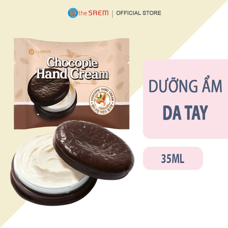[35ml] Kem Dưỡng Ẩm Da Tay The Saem Chocopie Hand Cream Almond Milk