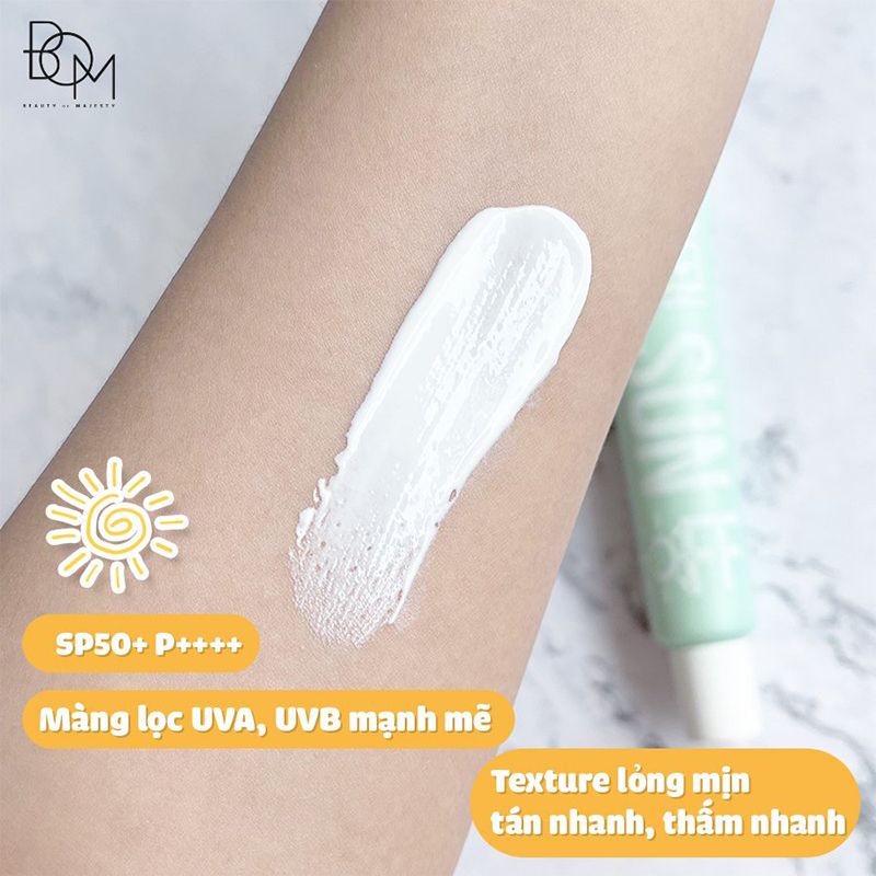 Kem Chống Nắng Dưỡng Ẩm Nhẹ Dịu Cho Mọi Loại Da B.O.M Green UV Sun Off SPF50+/PA++++ 50ml