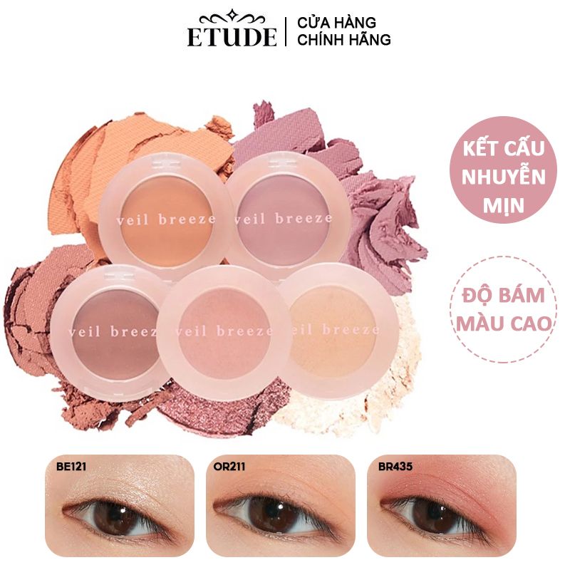 [Phiên Bản Veil Breeze Collection] Phấn Mắt Đơn Etude Look At My Eyes Veil Breeze 2g