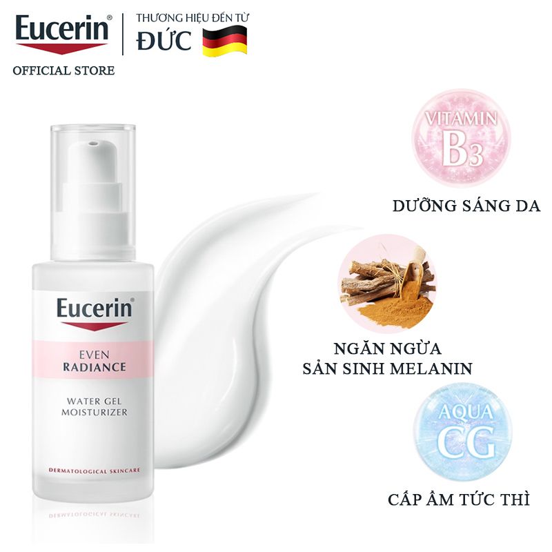 Gel Dưỡng Cấp Ẩm, Dưỡng Sáng và Làm Đều Màu Da Eucerin Even Radiance Water Gel Moisturizer 50ml