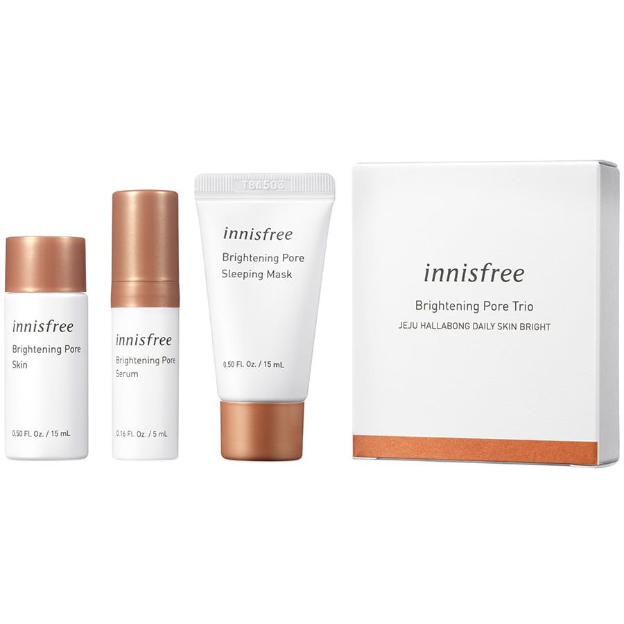 [3 Items] Bộ Kit Hỗ Trợ Dưỡng Sáng Và Làm Mờ Lỗ Chân Lông Innisfree Brightening Pore Trio (date 5/2024)