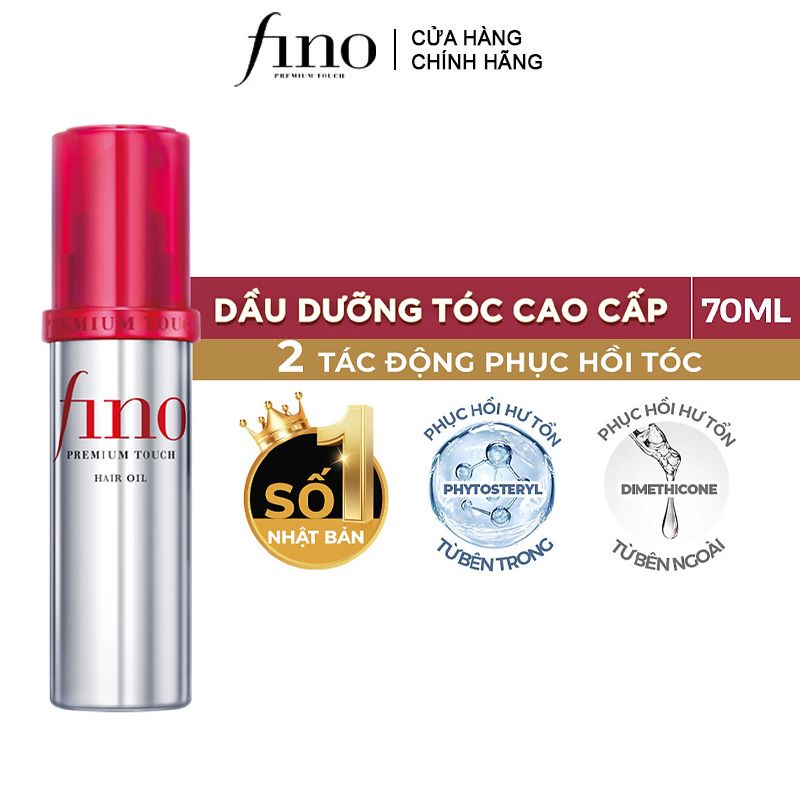 Dầu Dưỡng Tóc Cao Cấp, Cải Thiện Tóc Hư Tổn Fino Premium Touch Hair Oil B 70ml