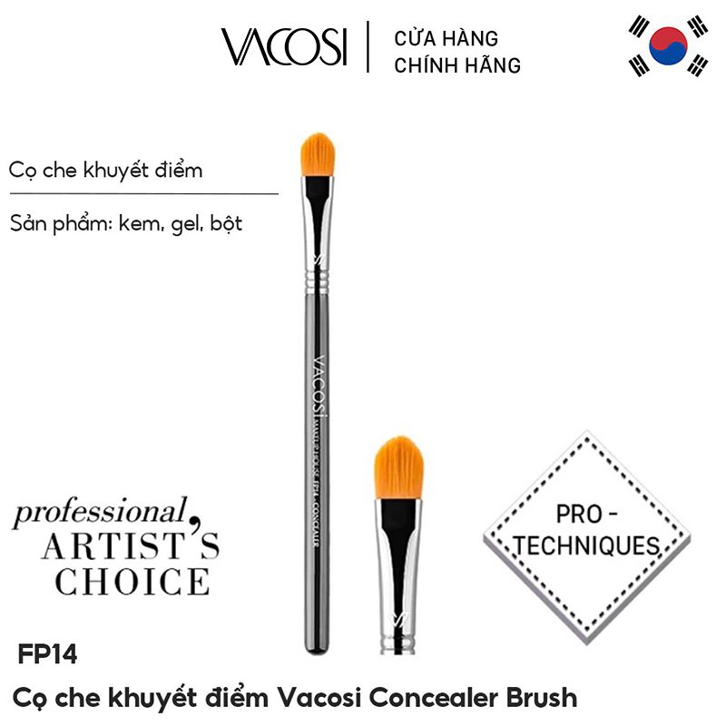 Cọ Che Khuyết Điểm Vacosi Concealer Brush - FP14