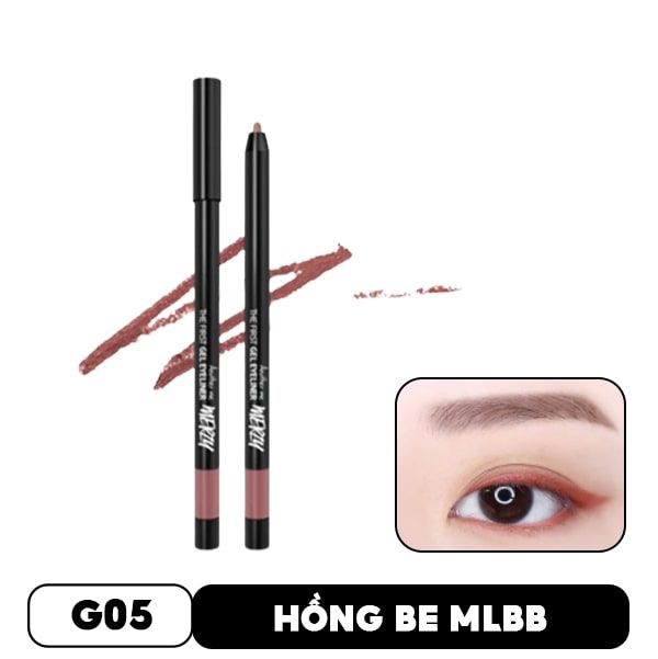 [Màu 1-14] Chì Kẻ Mắt Dạng Gel Lâu Trôi Merzy The First Gel Eyeliner 0.5g