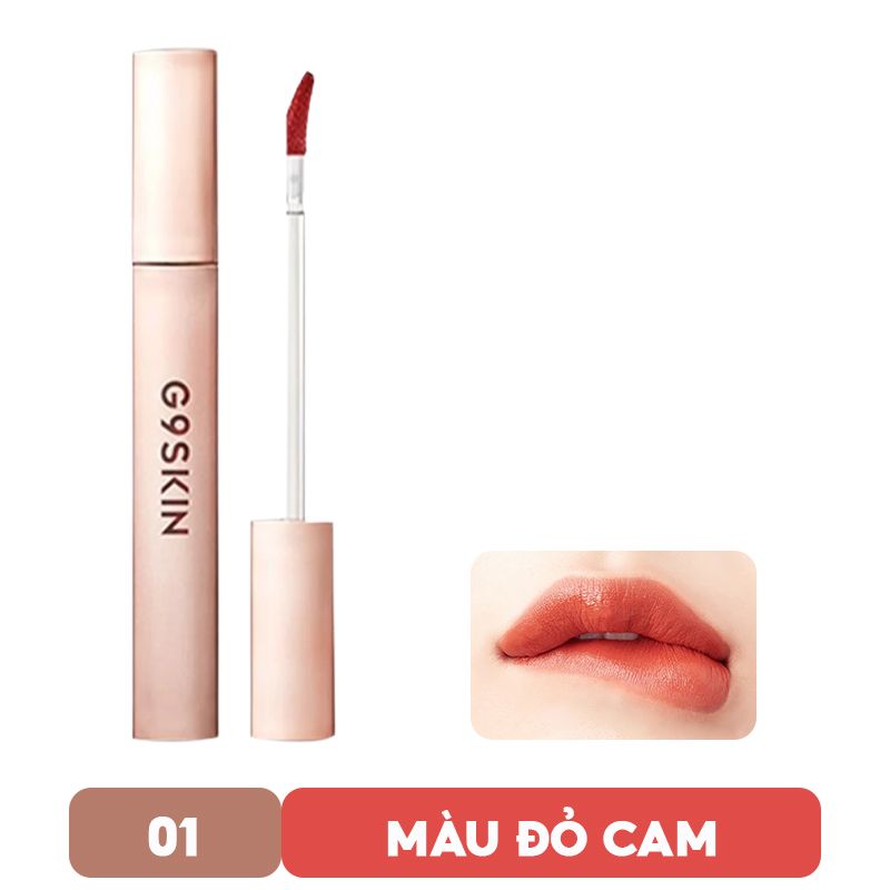 [Màu 1-6] Son Kem Lì, Siêu Mịn Mượt, Lên Màu Chuẩn G9Skin First V-Fit Velvet Tint