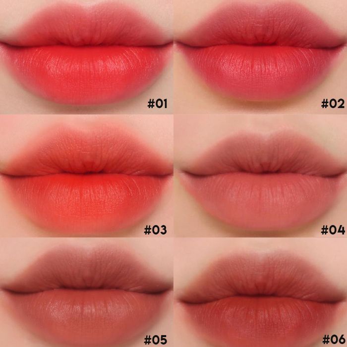 [Màu 1-8] Son Thỏi Lì Chất Siêu Mịn, Vỏ Vàng Cao Cấp G9Skin First V-Fit Lipstick