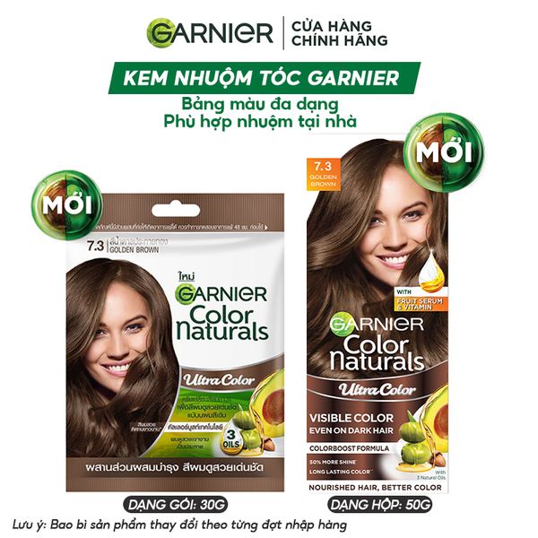 Kem Nhuộm Tóc Garnier Chuẩn Màu Color Naturals Ultra Colors