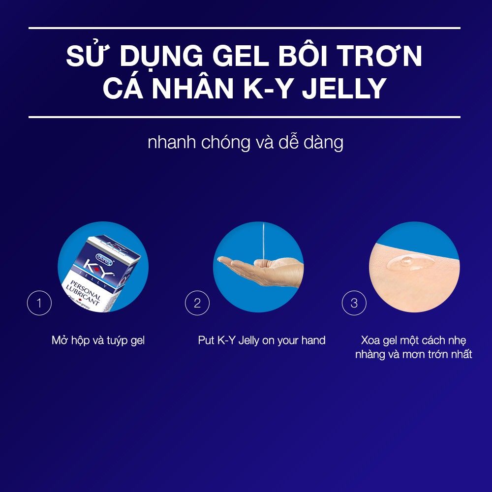 Gel Bôi Trơn Durex K-Y Jelly 50g (Che tên sản phẩm khi giao hàng)